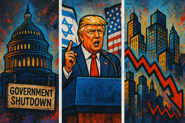 Weekly wrap: US shutdown drags on, Trump touts cease-fire success