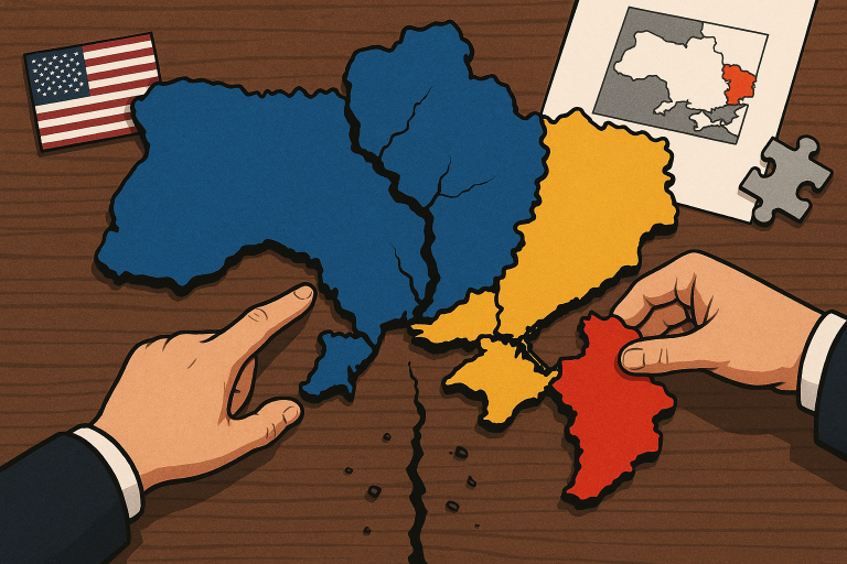 Trump proposes splitting Ukraine’s Donbas region to end war