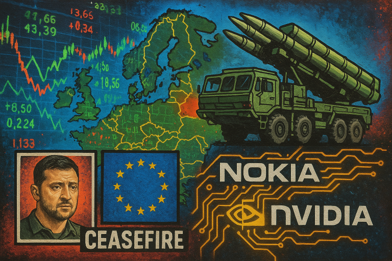 Europe bulletin: Belarus deploys Russian missiles, Nokia surges on Nvidia deal