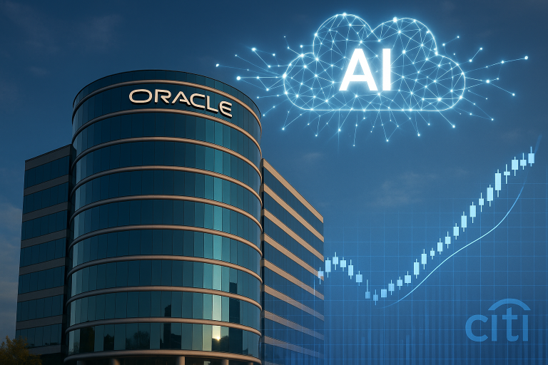 Why Oracle stock is up around 3% today